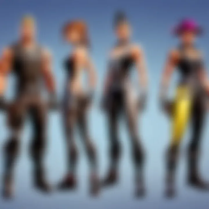 Fortnite Character Evolution Illustration