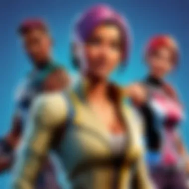 An array of Fortnite characters illustrating the game's diversity