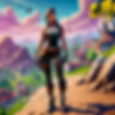 Gaming console with Fortnite loading screen