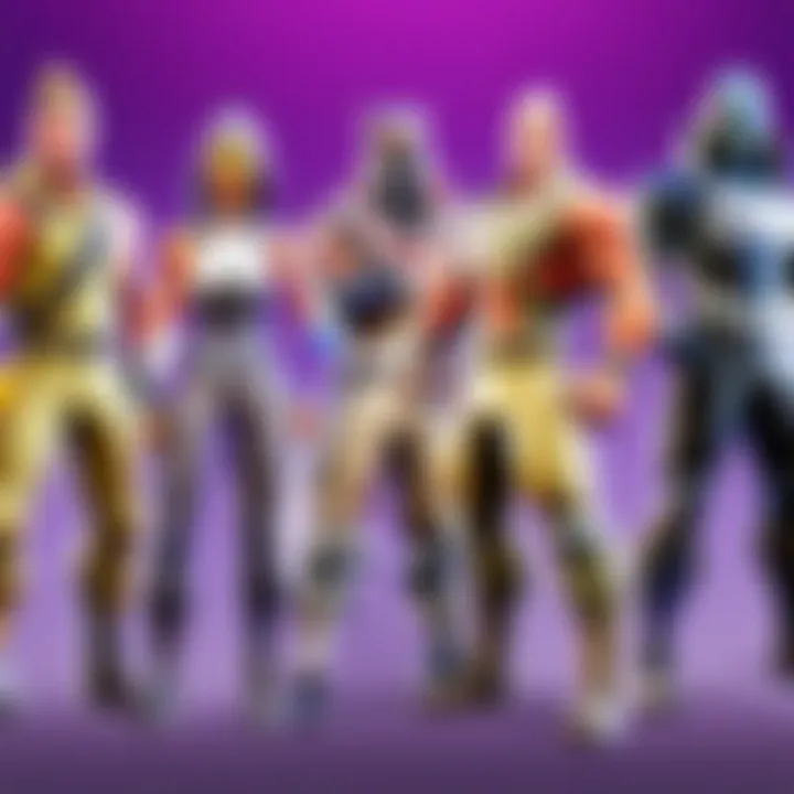 A thoughtful image depicting the evolution of Fortnite through its various updates