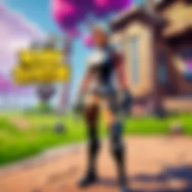 Immersive Gaming Adventure Visual representation of Fortnite gameplay experience on macOS