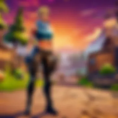Immersive Gameplay Experience Fortnite Mobile gameplay on a smartphone