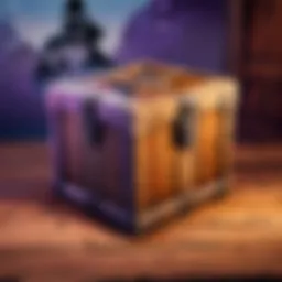 Mysterious Fortnite Box in Enigmatic Setting