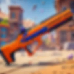 Fortnite Nerf Gun in Battle Action
