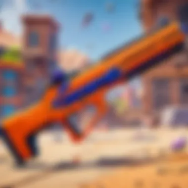 Fortnite Nerf Gun in Battle Action