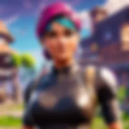 Fortnite gameplay on Nintendo Switch showcasing vibrant graphics