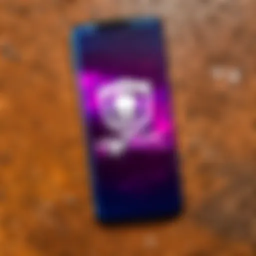 Samsung Galaxy Device with Fortnite Logo