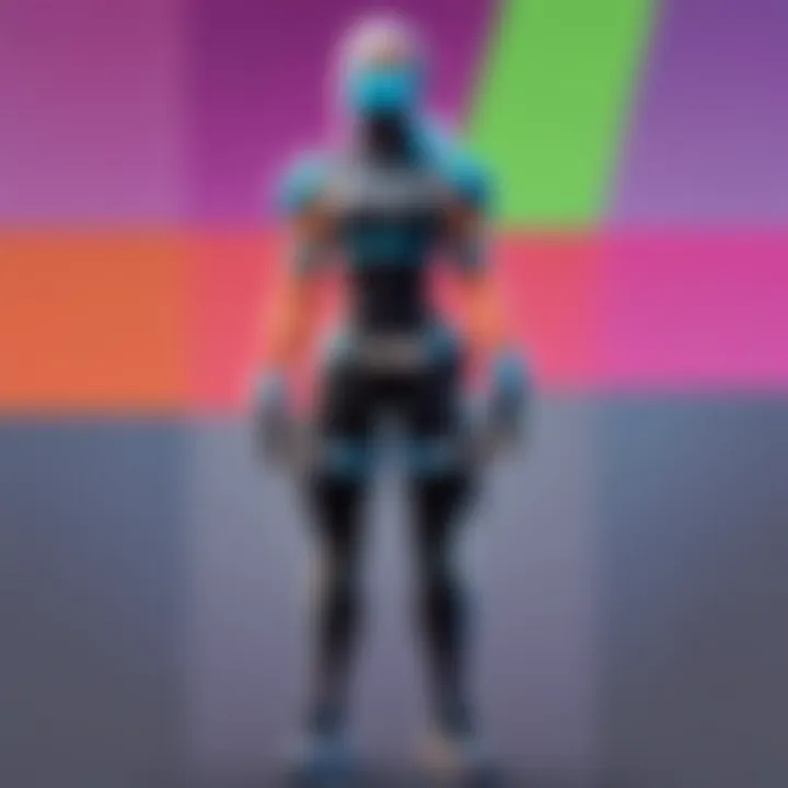 Custom Fortnite skin color palette and brushes