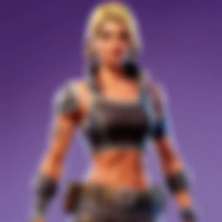 An artistic interpretation of how Fortnite skins contribute to player identity within the game.