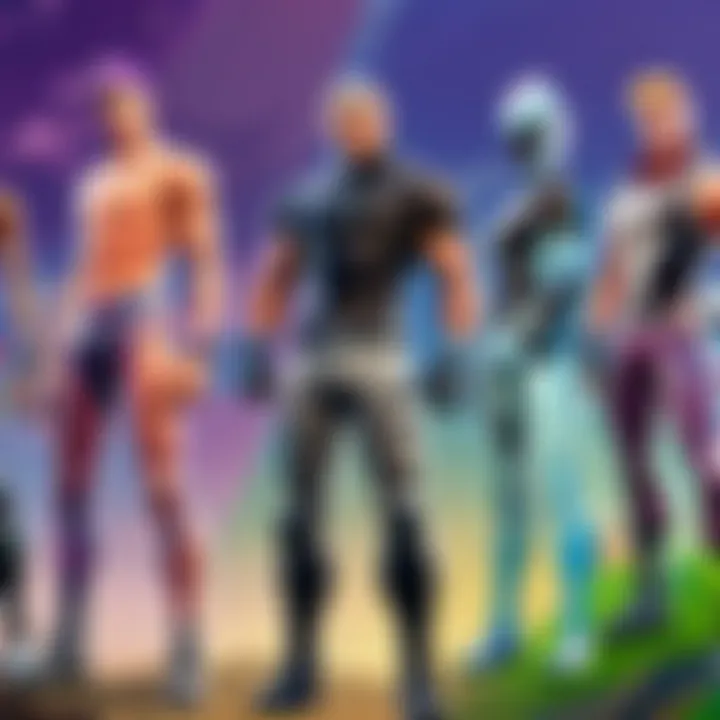 Illustration depicting a seamless entry into the Fortnite universe