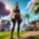 Player immersed in GeForce NOW Fortnite gameplay