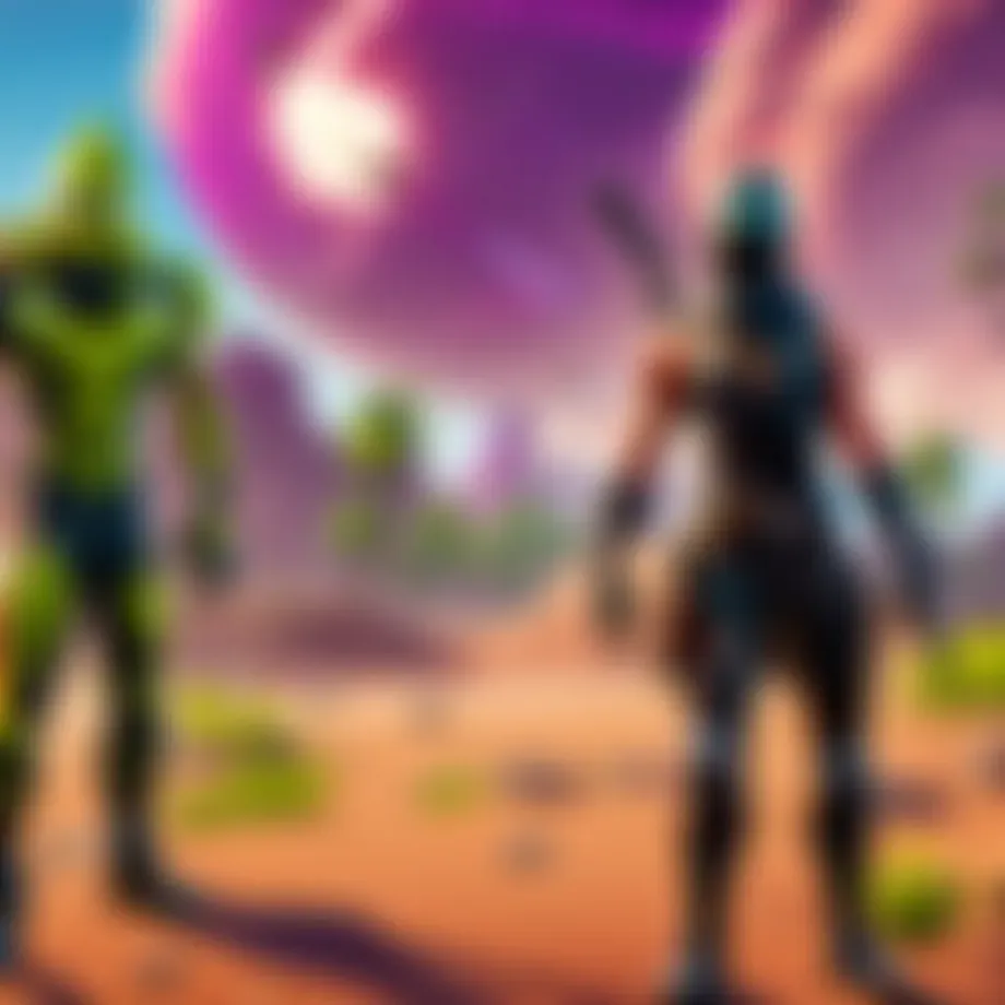 Mac user immersed in Fortnite gameplay