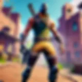 Fortnite mobile gameplay on a smartphone