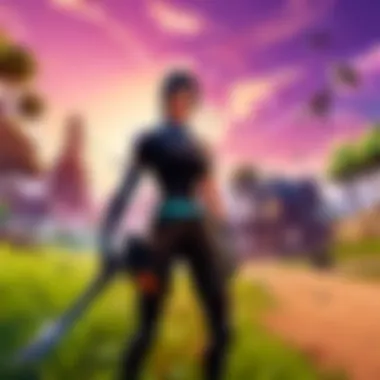 Fortnite gameplay on an iPhone