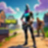 Fortnite gameplay on Chrome OS device