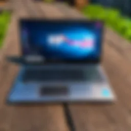 Illustration of HP laptop specifications