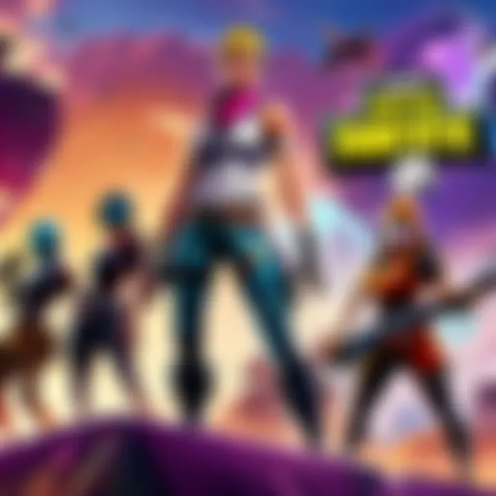 Screenshot of Fortnite's main menu