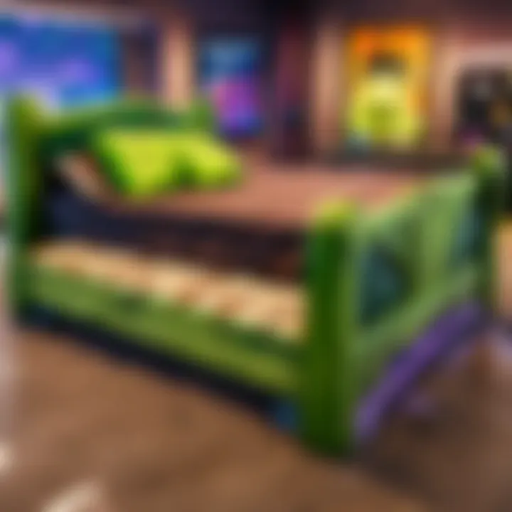 Artistic interpretation of the origins of Hulk beds in Fortnite community