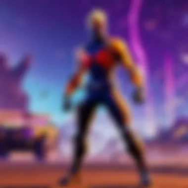 Fortnite character showcasing victorious expression after using Lazerblast