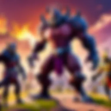 Legendary Monster Lord Commanding its Minions in Fortnite