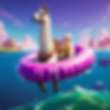 Majestic Llama Floatie in Fortnite