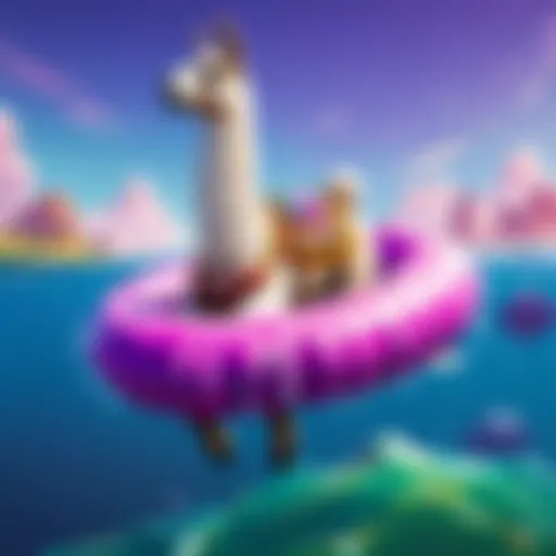 Majestic Llama Floatie in Fortnite