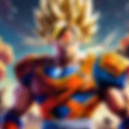 Majestic Dragon Ball Z Super Poster