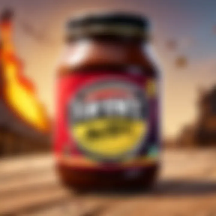 Marmite jars displayed prominently on Amazon's marketplace