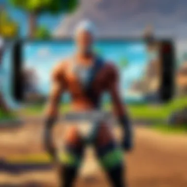Exploring Mobile Gaming Alternatives for Fortnite Enthusiasts Illustration of a mobile gamer exploring alternative games to Fortnite