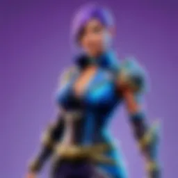 Mystical Fortnite Skin with Ethereal Aura