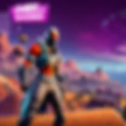 Epic Fortnite in-game event showcasing players engaging with new content