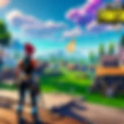 Fortnite mobile gameplay showcasing vibrant graphics and action
