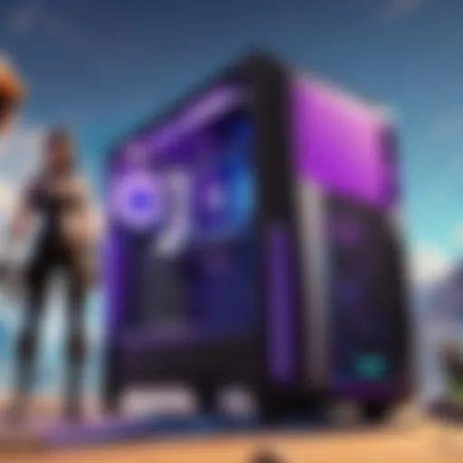 High-performance prebuilt gaming PC designed for Fortnite