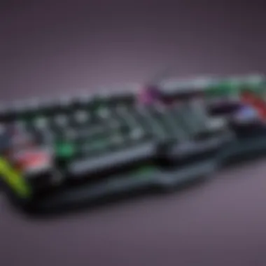 Close-Up of Razor BlackWidow X Chroma Keys