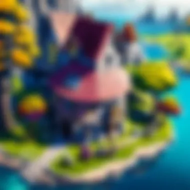 Whimsical Fantasy Adventure Realm Creative visualization of a whimsical fantasy world with whimsical characters