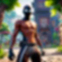 Stunning visual showcasing ray tracing effects in Fortnite