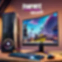 Sleek Gaming PC Setup