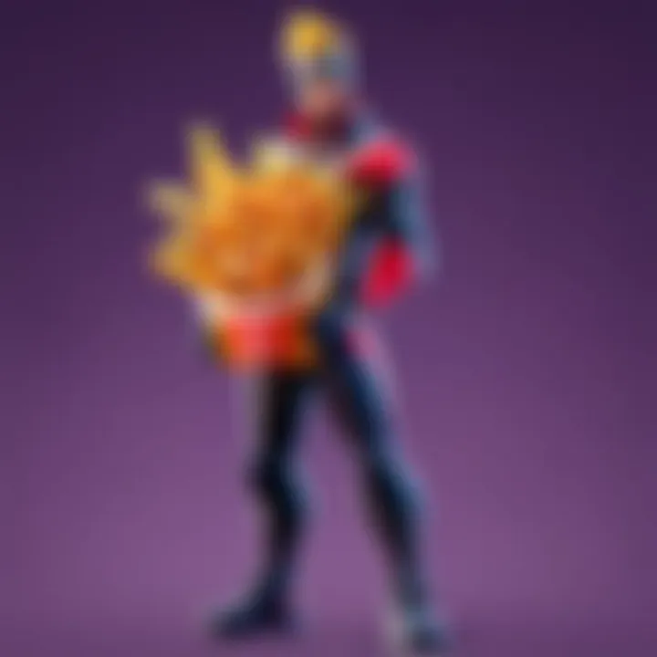 Illustration of a small fries character in Fortnite