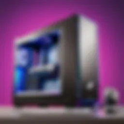 Gaming PC setup with high-end components