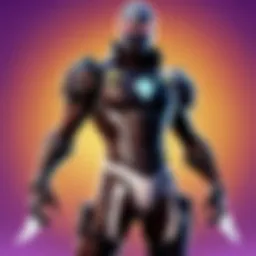 Fortnite character showcasing a unique skin