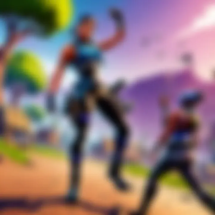 Player engaging in Fortnite gameplay