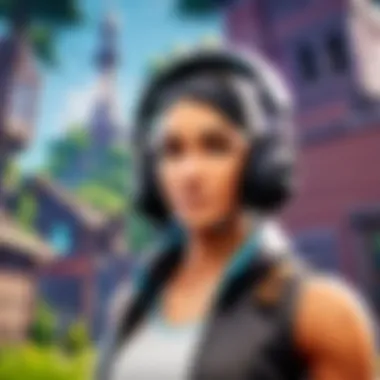 Immersive Audio Experience in Competitive Fortnite Fortnite players using headsets in a competitive environment