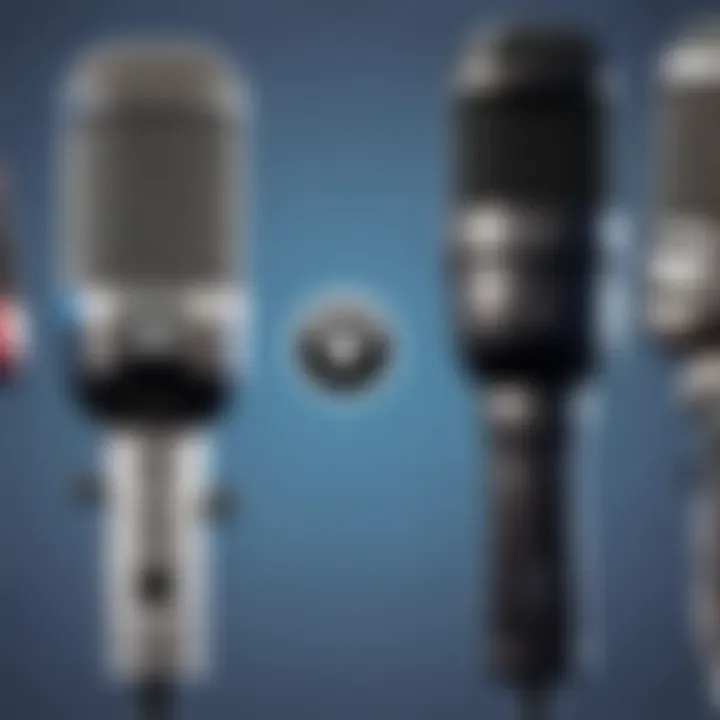 Comparison of different microphone types