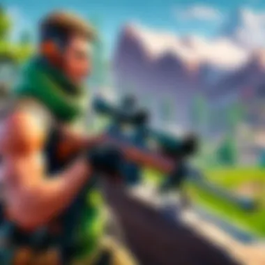 A strategic map showcasing sniper vantage points on the Fortnite map