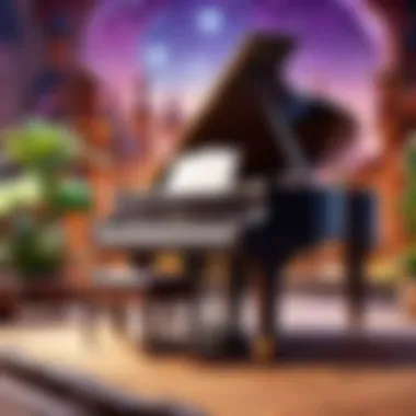 Historical Musical Roots Unveiled Illustration showcasing the evolution of musical notes from past to present