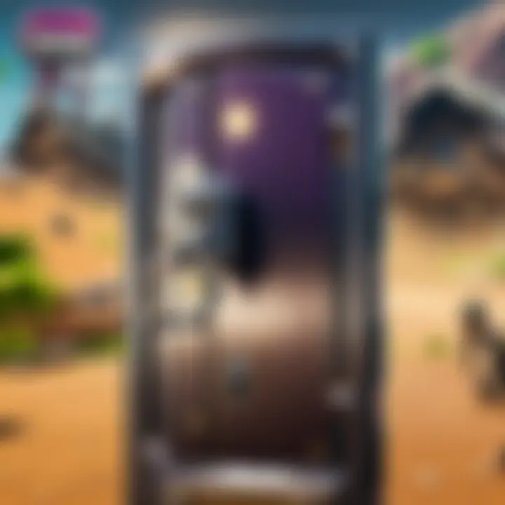 An illustration of a digital lock symbolizing account security in Fortnite.