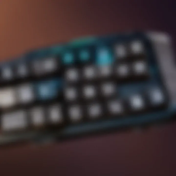 Wireless gaming keyboard with low input lag for seamless gameplay