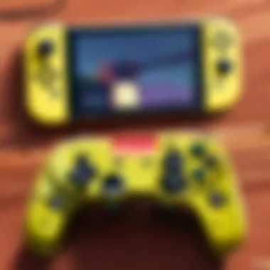 Side-by-side comparison of Peely Joy-Con and a new controller.