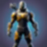 Fortnite character equipped with special gear