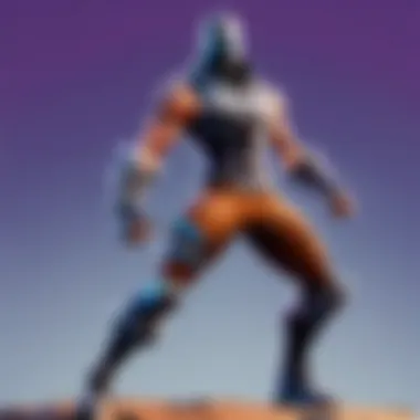 Fortnite character in epic battle stance